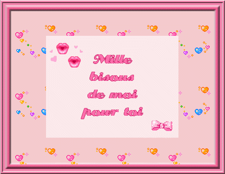 Bisous encadrés