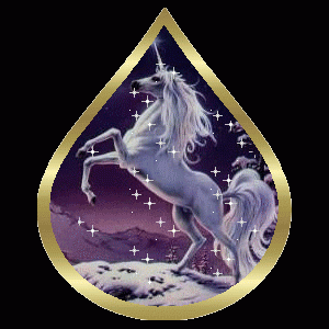 Licorne dans une goutte