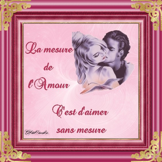 La mesure de l'amour